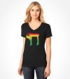 Colorful "Chai" Jewish Hebrew Shirt