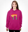 Colorful "Chai" Jewish Hebrew Shirt