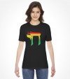 Colorful "Chai" Jewish Hebrew Shirt