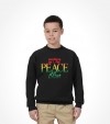 Shalom, Peace and Salam  - Rainbow Israel Shirt