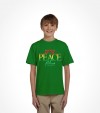 Shalom, Peace and Salam  - Rainbow Israel Shirt