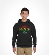 Shalom, Peace and Salam  - Rainbow Israel Shirt