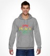 Shalom, Peace and Salam  - Rainbow Israel Shirt