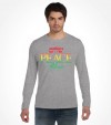 Shalom, Peace and Salam  - Rainbow Israel Shirt