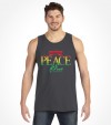 Shalom, Peace and Salam  - Rainbow Israel Shirt