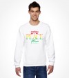 Shalom, Peace and Salam  - Rainbow Israel Shirt