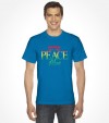 Shalom, Peace and Salam  - Rainbow Israel Shirt