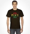 Shalom, Peace and Salam  - Rainbow Israel Shirt