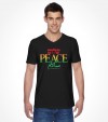 Shalom, Peace and Salam  - Rainbow Israel Shirt