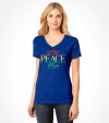 Shalom, Peace and Salam  - Rainbow Israel Shirt