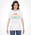 Shalom, Peace and Salam  - Rainbow Israel Shirt