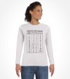 Hebrew Letters Shirt