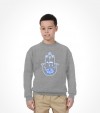 Lucky HAMSA Chai Hebrew Shirt