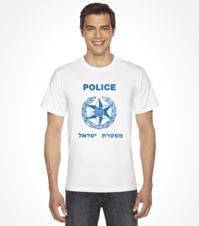 Israel Police Hebrew Shirt