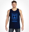"Menorah" Vintage Israel Shirt