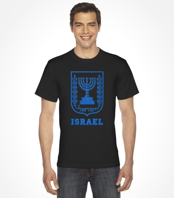 "Menorah" Vintage Israel Shirt