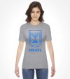 "Menorah" Vintage Israel Shirt