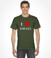 "I Love Israel" - Vintage Israel Support Shirt