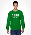 Dear Balak Funny Israel Hebrew Shirt