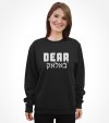 Dear Balak Funny Israel Hebrew Shirt