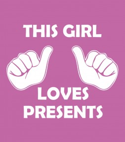 "This Girl Loves Presents" Funny Jewish Hanukkah Shirt