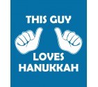 This Guy Loves Hanukkah Funny Jewish Shirt