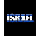 Israel Flag in Letters Shirt