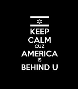 Keep Calm cuz America is Behind U Shirt