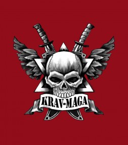 Ultimate Krav Maga Skull and Cross Swords Shirt