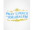 Pray for the Peace of Jerusalem Israel Shirt