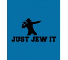 Just Jew It - Funny Jewish American Football Shirt