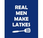 "Real Man Make Latkes" Funny Jewish Hanukkah  Shirt