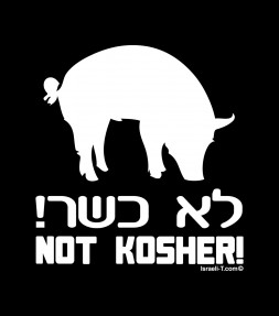 Funny Jewish "Not Kosher" Israel Shirt