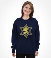 Lion of Judah with Star of David Israel Shirt