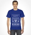 Ugly Hanukkah Sweater Design Happy Holidays Shirt