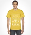 Ugly Hanukkah Sweater Design Happy Holidays Shirt