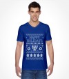 Ugly Hanukkah Sweater Design Happy Holidays Shirt