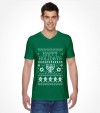 Ugly Hanukkah Sweater Design Happy Holidays Shirt