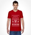 Ugly Hanukkah Sweater Design Happy Holidays Shirt