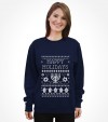 Ugly Hanukkah Sweater Design Happy Holidays Shirt