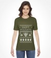 Ugly Hanukkah Sweater Design Happy Holidays Shirt