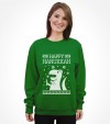 Happy Hanukkah Funny Jewish "Ugly Holiday" T-Rex Shirt