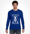 Cute Reindeer Hanukkah Chrismukkah Ugly Holiday Shirt