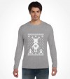 Cute Reindeer Hanukkah Chrismukkah Ugly Holiday Shirt