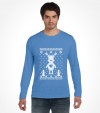 Cute Reindeer Hanukkah Chrismukkah Ugly Holiday Shirt