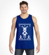 Cute Reindeer Hanukkah Chrismukkah Ugly Holiday Shirt