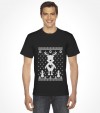 Cute Reindeer Hanukkah Chrismukkah Ugly Holiday Shirt