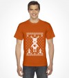 Cute Reindeer Hanukkah Chrismukkah Ugly Holiday Shirt