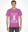 Cute Reindeer Hanukkah Chrismukkah Ugly Holiday Shirt