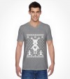 Cute Reindeer Hanukkah Chrismukkah Ugly Holiday Shirt